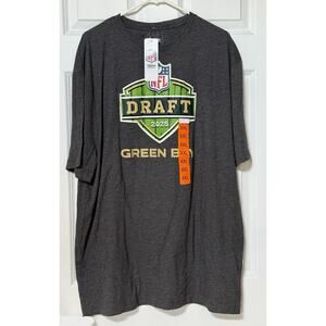 Green Bay Packers Licensed NFL Draft 2025 T-Shirt XXL NFL Team Apparel NEW